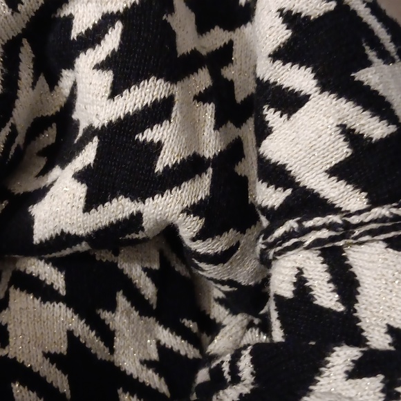 TAHARI BLACK N WHITE A LINE DRESS 5-6 - Picture 7 of 7